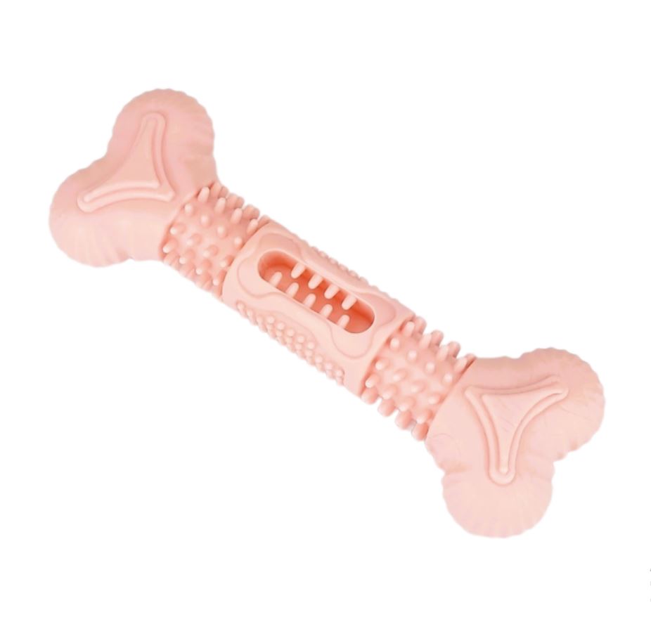 Игрушка для собак Dogman Кость для массажа десен, 14,5 см