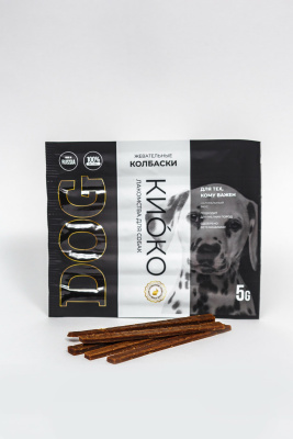 КИОКИ  Жевательные колбаски из мяса кролика для собак   25 гр