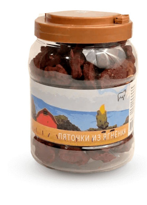 Лакомство для собак NORD FARM Пяточки из ягненка, 1100 гр