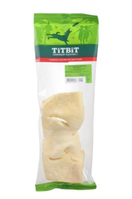 TITBIT. Лакомство для собак. Нос говяж."бабочка" большой мягкая упаковка, 95 г