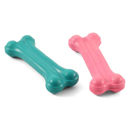 Игрушка для собак из резины "Кость литая №2", 95мм, уп.2шт Gamma