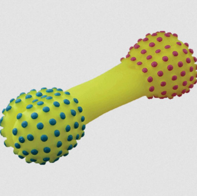 Игрушка для собак ЗООНИК "Гантель косточка", 14 см