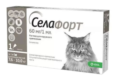 Селафорт раствор д/кошек 7,6-10 кг