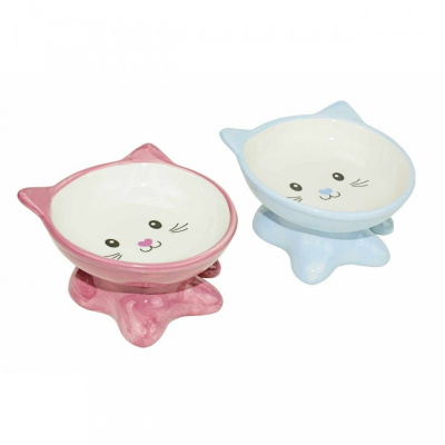 Dogman Миска керамическая Кошка на ножках 0,2л для кошек