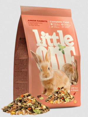 Little One Полнорационный корм для молодых кроликов, 15кг