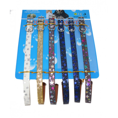 Ошейник "Звездочки"  для собак и кошек 1.5*35 см ТВИК