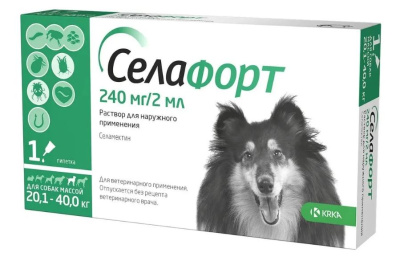 Селафорт раствор для собак 20-40кг