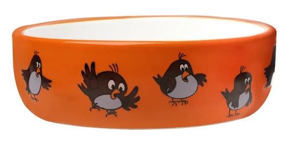 Triol СОЮЗМУЛЬТФИЛЬМ Миска для животных керамическая "Сытый кот", 0.35л