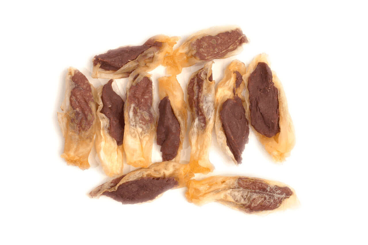 Лакомство для собак NORD FARM Уши кролика с уткой, 600 гр