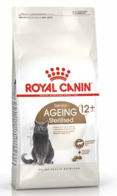 Royal Canin Сухой корм, Эйджинг Стерилайзд 12+ для стерилизованных кошек и кастратов старше 12 лет 0,4 кг
