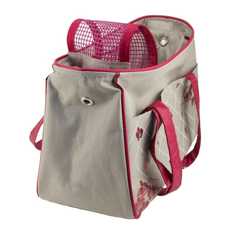 DOGMAN Сумка-переноска модельная АДЕЛЬ 18х23х35 см