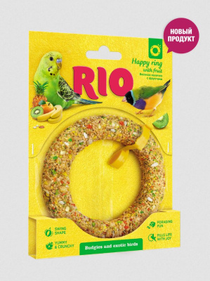 Лакомство-игрушка RIO Веселое колечко для волнистых попугайчиков и экзотов 80 гр
