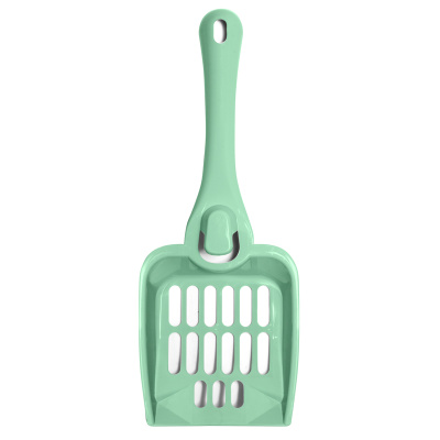 Совок  д/туалета "Гамма" с крепл. на бортик зел. 255*95*45мм