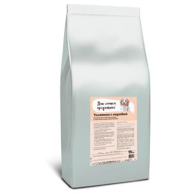 Для самых преданных Сухой корм для собак Телятина и Индейка, 15кг