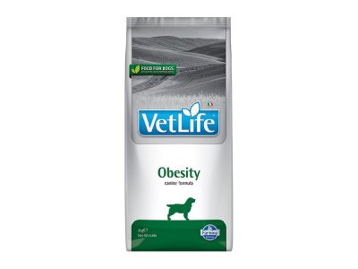 Полнорационный диетический корм для собак Farmina Vet Life Obesity для снижения избыточной массы тела., 2 кг