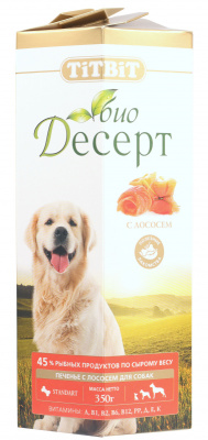 TiTBiT Печенье с лососем для собак 350 г