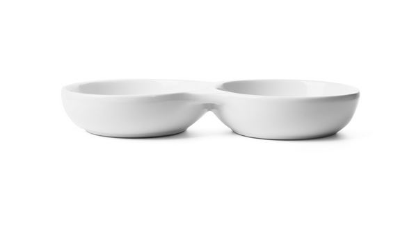 Миска керамическая двойная "Север", 2*0,2л, Triol