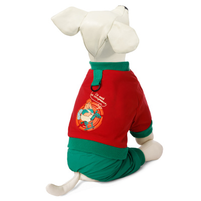 Triol СОЮЗМУЛЬТФИЛЬМ Комбинезон-дождевик "Друг с моторчиком" M, красно-зеленый, дл.изделия по спине 30см