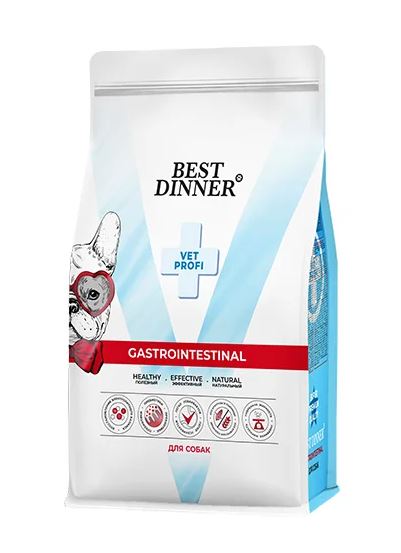 Best Dinner Vet Profi Gastrointestinal Сухой диетический корм для собак при нарушениях пищеварения , 2кг
