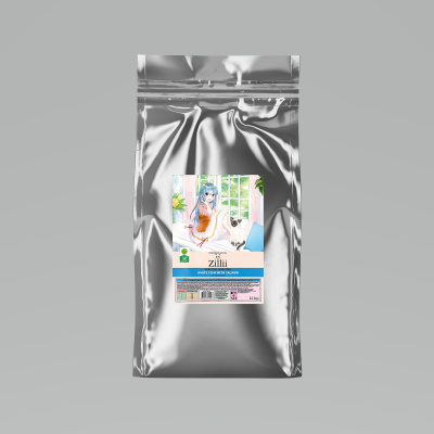 ZILLII Sensitive сухой корм для взрослых кошек с чувствительным пищеварением Белая рыба 10кг