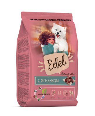 Edel Medium&Maxi Lamb Cухой корм для собак средних и крупных пород с ягненком12кг