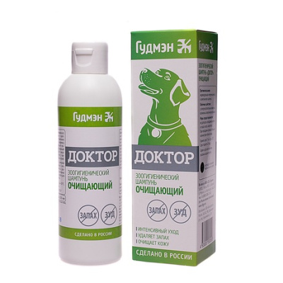 Шампунь "Доктор" Очищающий против зуда и запаха  200 мл.