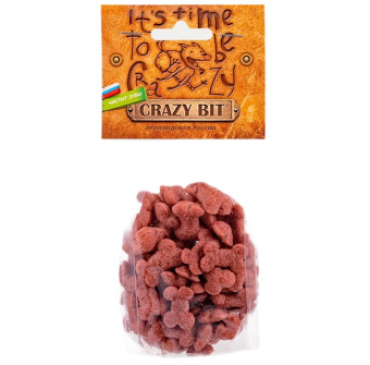 TiTBiT Crazy Dog хрустящие косточки с телятиной 65 гр