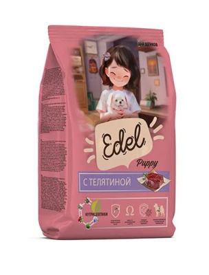 Edel Puppy All Breeds Полнорационный сухой корм для щенков с Телятиной 10 кг