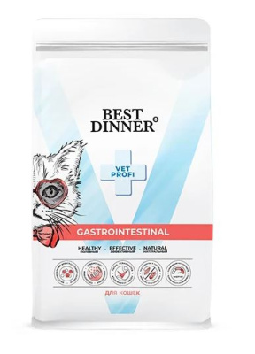 Best Dinner Vet Profi Gastrointestinal Сухой диетический корм для кошек при нарушениях пищеварения, 7кг