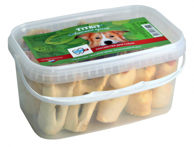 TiTBiT Лакомство для собак Копытце баранье, банка 3.3 л  , 750 г