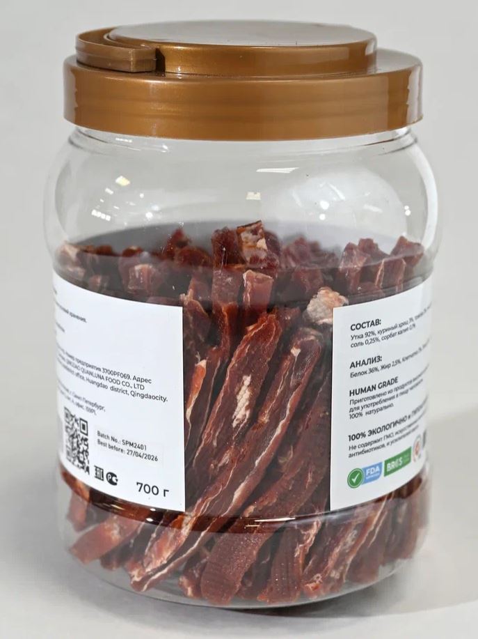 NORD FARM Стрипсы из мраморной утки, 700 г