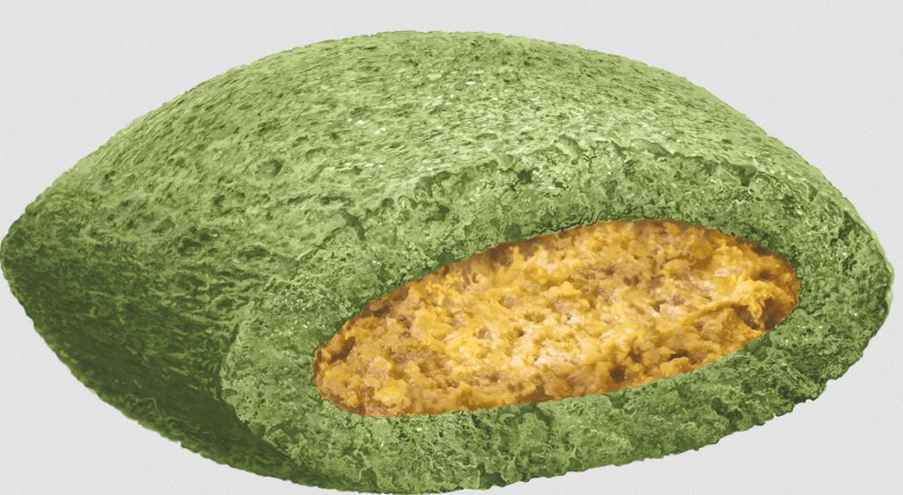 Лакомства для кошек "Деревенские Лакомства" Подушечки с кремом из курицы30г