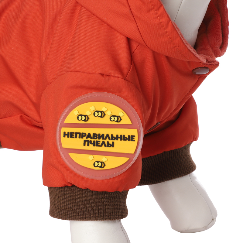 Triol СОЮЗМУЛЬТФИЛЬМ Комбинезон-дождевик "Сладкий медвежонок" M, терракотовый, дл.изделия по спине 30см