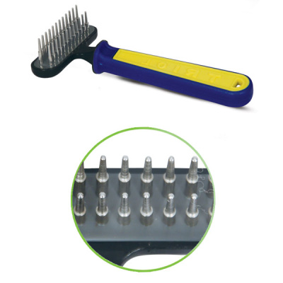 Расческа-грабли двухрядная "Спорт" 80*155мм (пакет) Triol