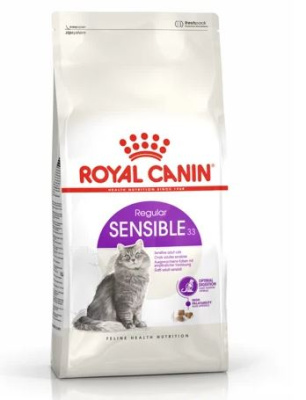 Royal Canin Сухой корм корм Sensible для кошек с чувствительным пищеварением 2 кг