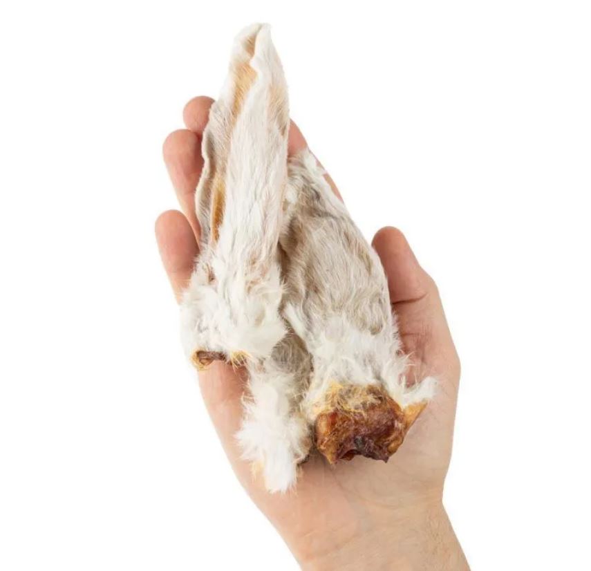 Лакомство Lucky Animals Уши кролика для всех пород собак, 30 шт