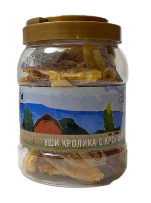 NORD FARM Лакомство дл собак Уши кролика с кроликом - 600 гр