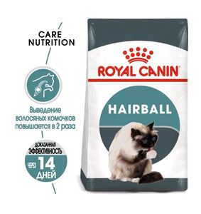 Royal Canin Сухой корм Hairball Care для кошек от 1 года "Вывод шерсти" 0,4 кг
