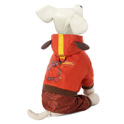 Triol СОЮЗМУЛЬТФИЛЬМ Комбинезон-дождевик "Сладкий медвежонок" M, терракотовый, дл.изделия по спине 30см