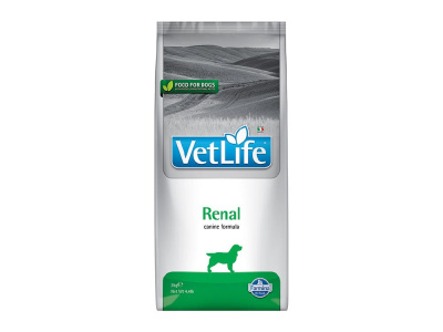 Полнорационный диетический корм для собак Farmina Vet Life Renal при почечной недостаточности, 2 кг