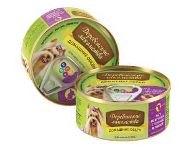 Деревенские лакомства "Домашние обеды" Рагу из ягненка с печенью и тыквой банка, 100 гр