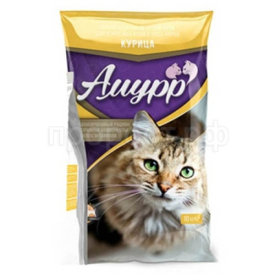 Амурр Сухой корм для кошек «Курица» 10кг