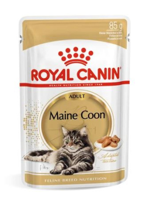 Royal Canin Maine Coon кусочки в соусе для кошек породы Мейн Кун 85г