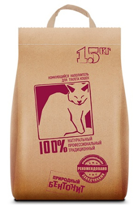 Наполнитель "NO NAME" комкующийся 15кг