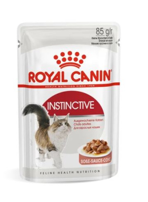 Royal Canin влажный корм для взрослых кошек кусочки в соусе Инстинктив 85гр