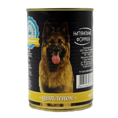 Натуральная Формула Влажный корм для собак Цыплёнок 410 гр