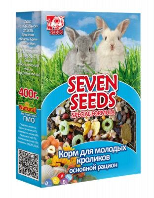 Seven Seeds Special Корм для молодых кроликов полнорационный 400 гр
