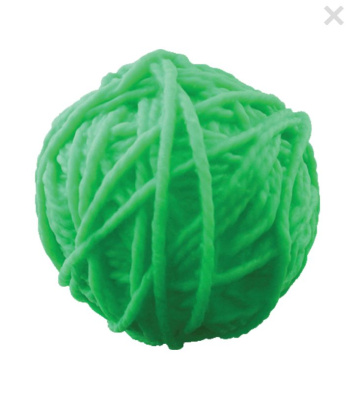 Игрушка для собак ЗООНИК "Клубок ниток", 8,5 см