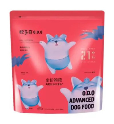 O.D.Q. PUPPY& DOG Сухой корм для собак всех возрастов с 21% мясным наполнением, 1,5 кг