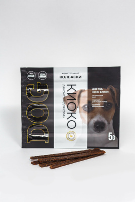 КИОКИ  Жевательные колбаски из мяса утки для собак   25 гр